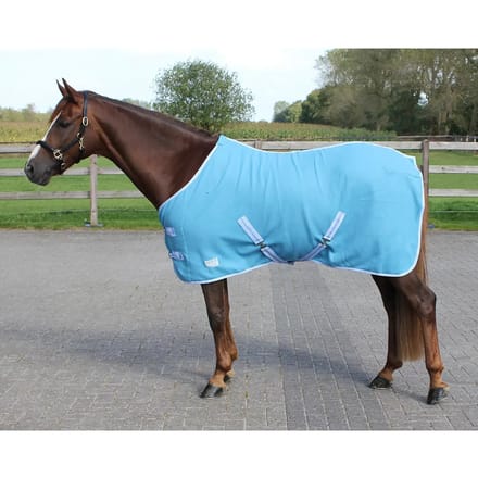 Paardenfleecedeken met riem Q-essentials Color