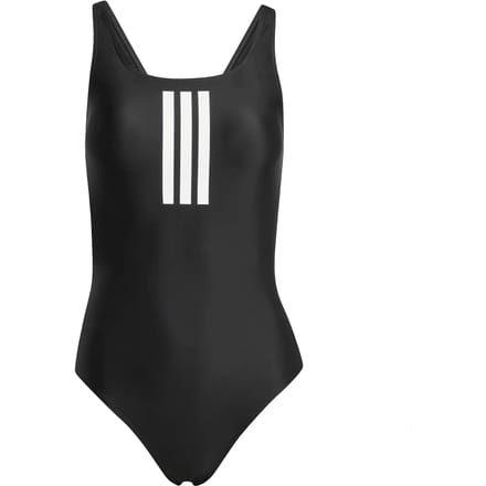 Adidas Performance 3-Stripes V-Back Badpak - Dames - Zwart