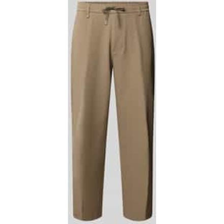 Tapered fit pantalon van strijkvriendelijk materiaal model 'T_CONVERT'