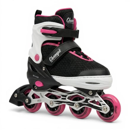 Verstelbare Skeelers 33-37 EU – Pro – Roze – ABEC 9 – Champz