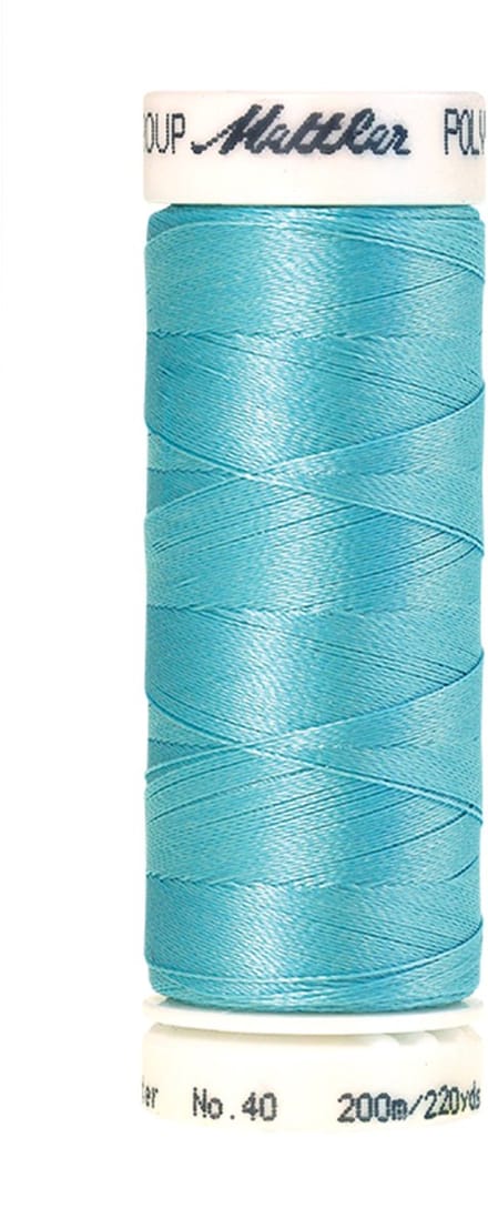 Mettler borduurgaren - Blauw - Nr 4430 - Polysheen - 200 meter