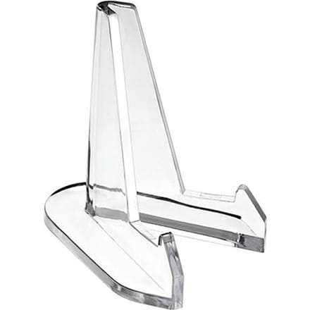 Acryl Displaystandaard Helder Plastic Ezel Stabile Bordenstandaard Muntenhouder white