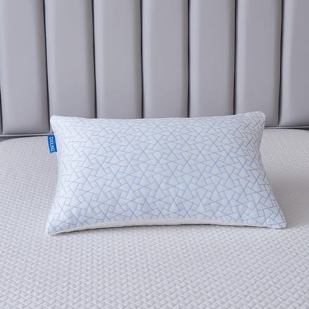Verkoelend Slaapkussen - Comfortabel Kussen - Rustige Nachtrust - Verstelbare Vulling - 73x48 cm - Blauw Wit