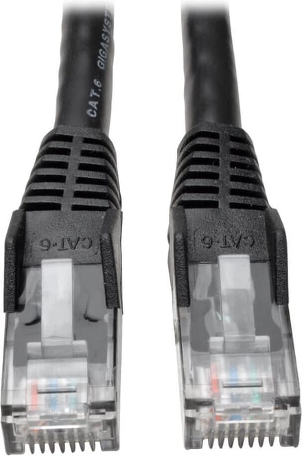 Tripp Lite N201-007-BK50BP netwerkkabel Zwart 2,1 m Cat6 U/UTP (UTP)