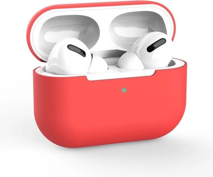 AirPods Pro Hoesje – Rood - Siliconen Beschermende Case
