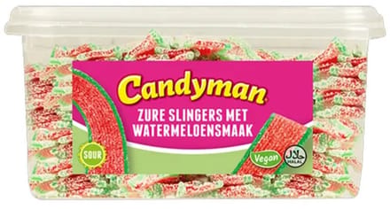 Candyman Zure Slingers Watermeloen 1 kg