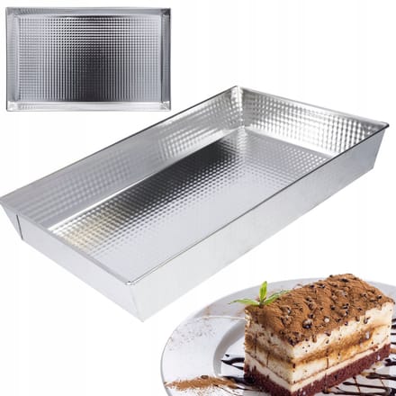Rechthoekige Bakplaat 40x25 cm - Bakvorm voor Taart & Cake