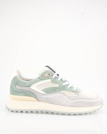 Floris Van Bommel Sfm-10159 Noppi Sneakers - Leer - Heren - Groen - Maat 45⅓