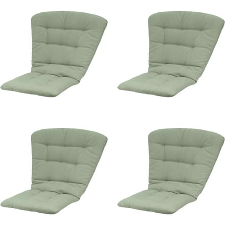 Madison tuintstoelkussen hoge rug napels - 125x82x6cm set van 4
