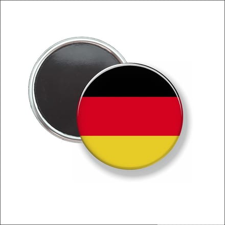 Button Met Magneet 58 MM - Vlag Duitsland - NIET VOOR KLEDING