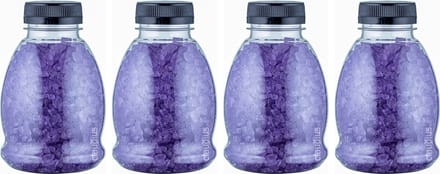 Claudius Badzout Lavendel - 375 gram - Fles met zwarte dop - Set van 4 stuks