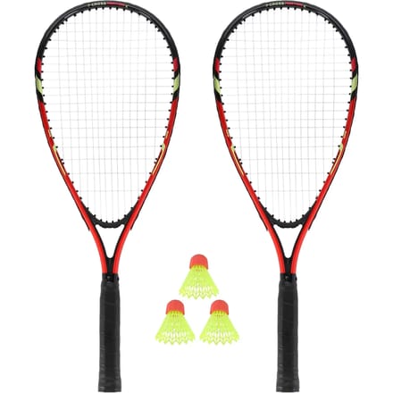 Badmintonset 2 rackets + shuttles + hoes NILS NRS001
