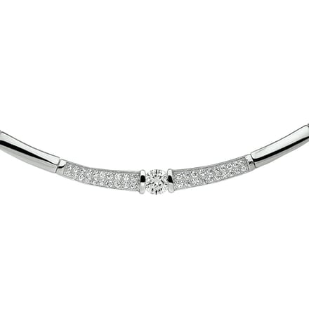 Collier Zirkonia 42 + 3 Cm