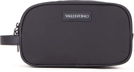 VALENTINO Toilettas Cardano Soft Cosmetic Case Nero Zwart