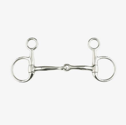 Horze Baucher bit enkel gebroken - 14,5cm