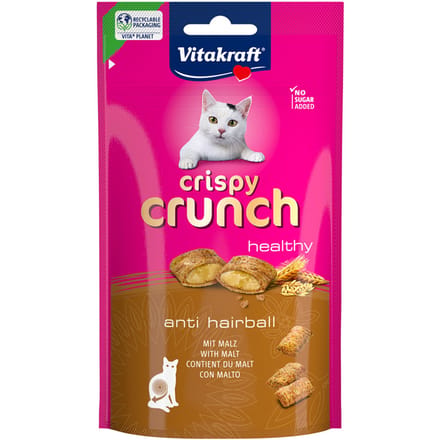 Vitakraft Crispy Crunch - Kattensnack - Anti Haarbal - 1 x 60 gr