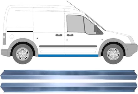 Reparatie dorpel voor Ford Transit Connect 2003-2013 / Links = Rechts / Set
