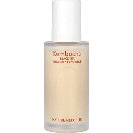 Nature Republic, Kombucha Black Tea, Treatment Ampoule 78%, 1 unit white