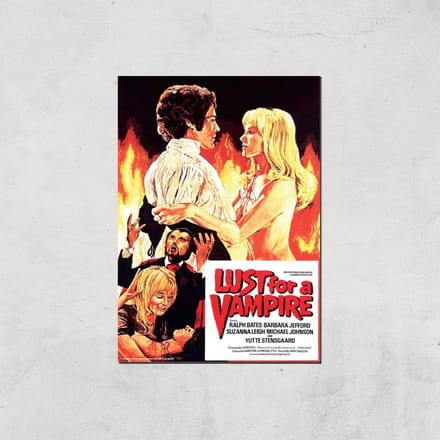 Lust For A Vampire Giclee Art Print - A2 - Print Only