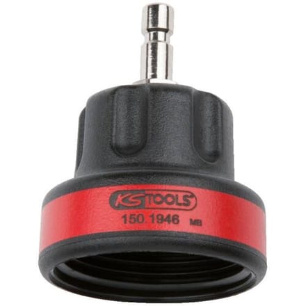 KS Tools 150.1946 Koelsysteem-adapter M45 x 3,0, rood