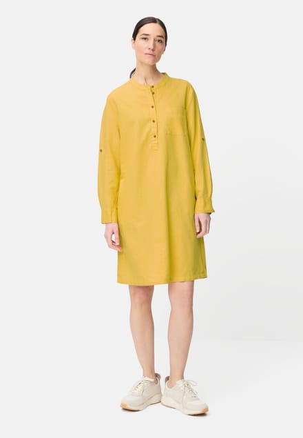camel active Overhemdjurk met opstaande kraag - Maat - Geelwomenswear-S