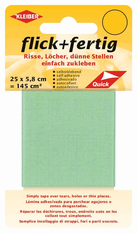 Kitreparatieset klaar voor gebruik, mintgroen