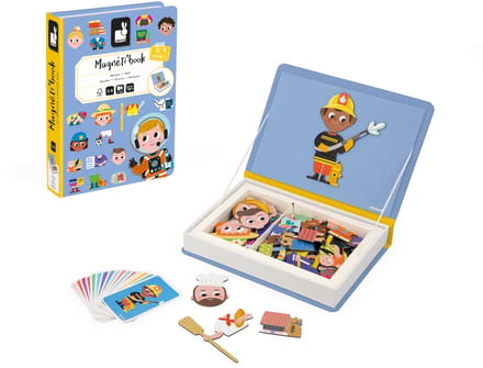 Janod - Magnetibook - Beroepen - Magneetboek Speelset