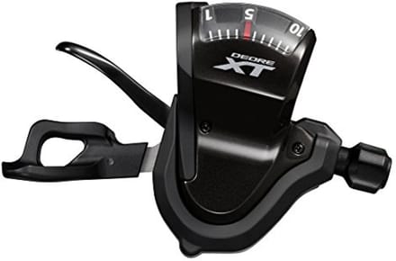 Versnellingspook Fiets - Schakelhendel Set - Soepel Schakelen - Rapidfire Plus - 10-voudig - Zwart