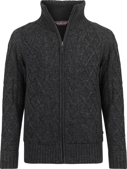 Life Line Morgan 2 Morgan Knit Full Zip Heren Groen Maat L
