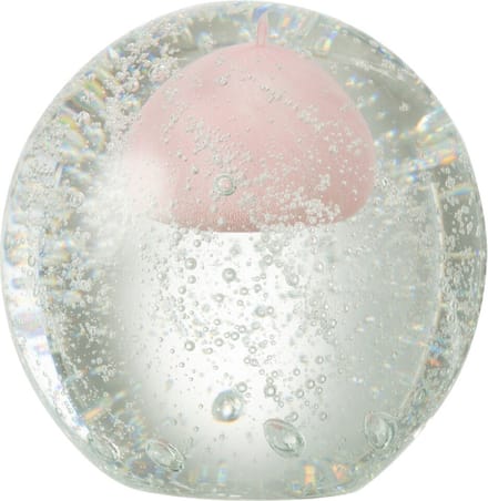J-Line presse-papier Bubbel - glas - roze - medium