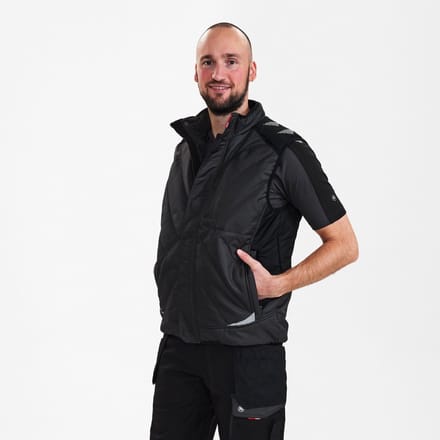 Engel Galaxy gewatteerd bodywarmer 5850-193 - Anthracite Grey / Black - S