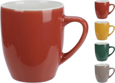 Beker aardewerk 240ml uni kleur
