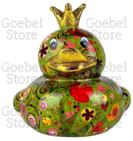 Pomme Pidou Spaarpot Eend Ducky Standaard 002 (14x14x14cm - Keramiek)