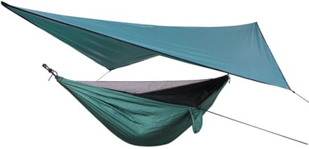 Let op type!! Weerbestendige Mosquito net hangmat achtergrond set buiten
