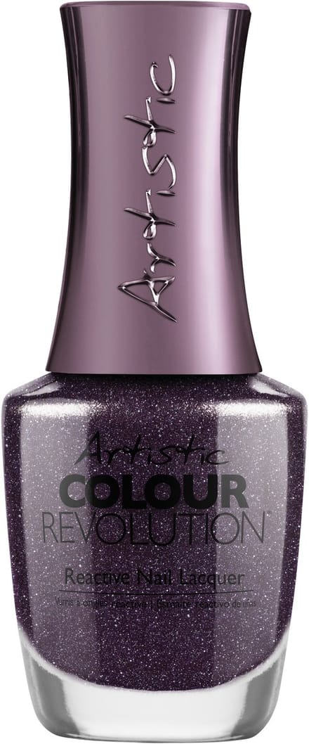 Artistic Nail Design Colour Revolution 'Spell Me Over' (Donkerpaars Shimmer)