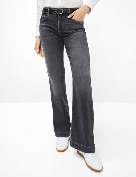 Brax Dames Jeans  Style MAINE smoke grey, denim mediumgrijs, maat 48L