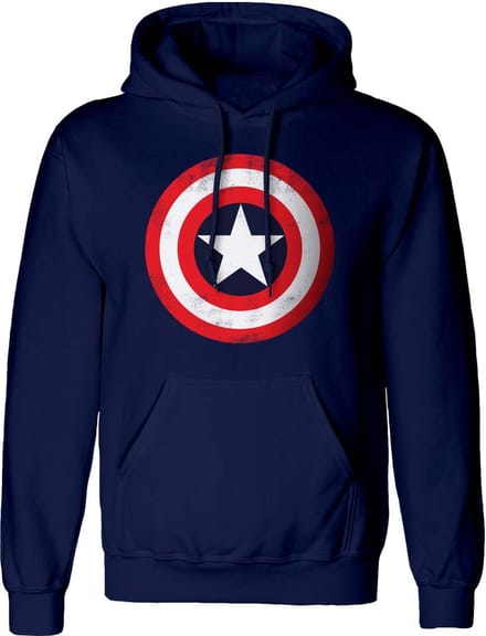 Marvel Captain America Hoodie/trui -M- Shield Blauw