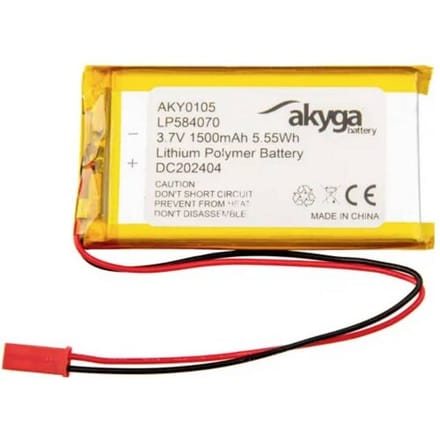 Akyga LP584070 Accupack Batterijgrootte: Speciaal LiPo 3.7 V 1500 mAh