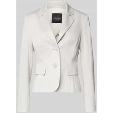 slim fit blazer met klepzakken