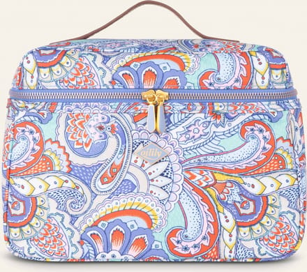 Oilily Coco - Toilettas - Beautycase - Waterafstotend - Dames - Vrouwen - Blauw - One size
