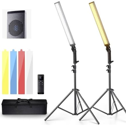 Neewer BH20B LED-videolamp Aantal LED's: 384 Bi-Color