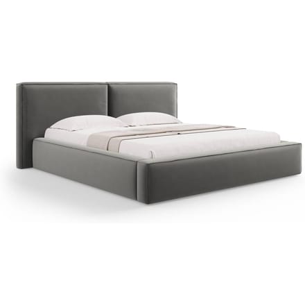 Bedframe Jodie met opbergruimte velvet 180 x 200 cm | Micadoni