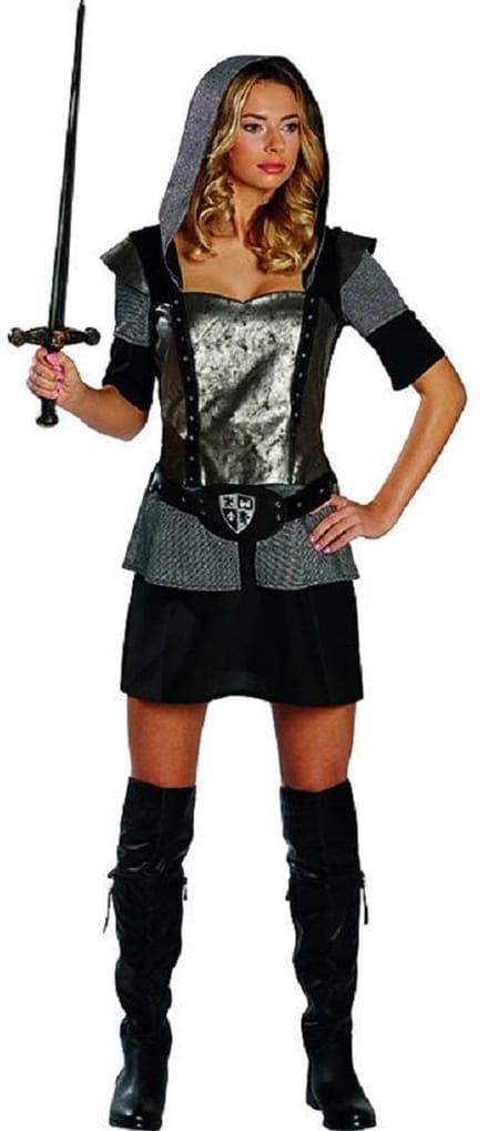 Sexy ridder margret dames kostuum