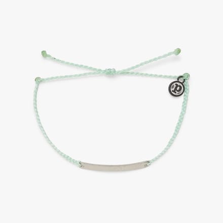 Pura Vida -HAMMERED BAR CHARM - Armband - Turkoise