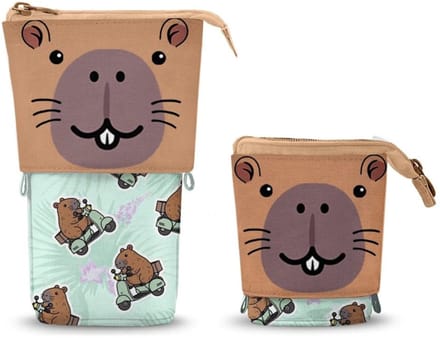 Karactermania Oh My Pop! Cute Pencil case Capybara Green Stationery