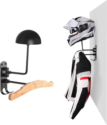 Wandmontage Helmhouder voor Motorfiets - Aluminiumlegering Hoedhouder