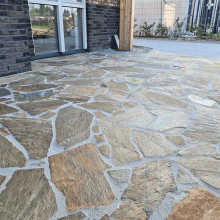 Flagstones Kavala Brown Kwartsiet 3/5 cm dik | per M²