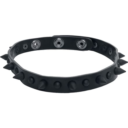 Rock Rebel by EMP - Rock Choker - Black Studs - voor Vrouwen - zwart