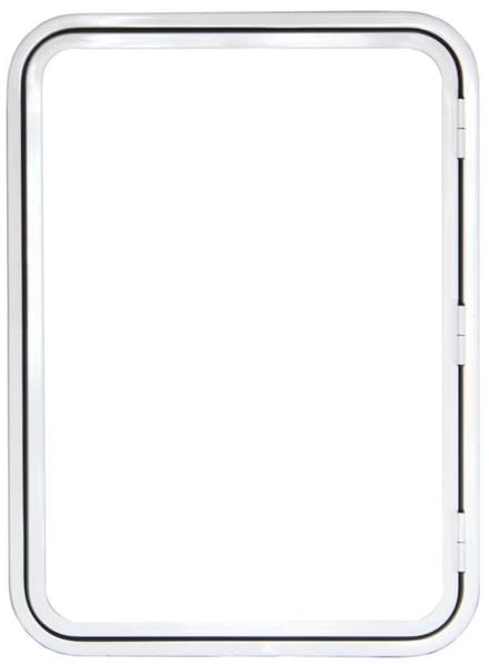 Serviceluik 650x900mm wit - rechts, met paneel pp