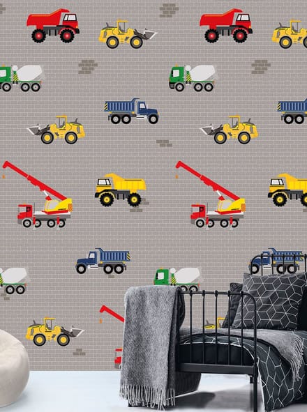 INGK - Kate & Andy - Behang - Let's Build (gray)